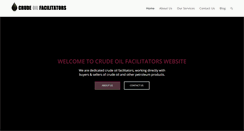 Desktop Screenshot of crudeoilfacilitators.com